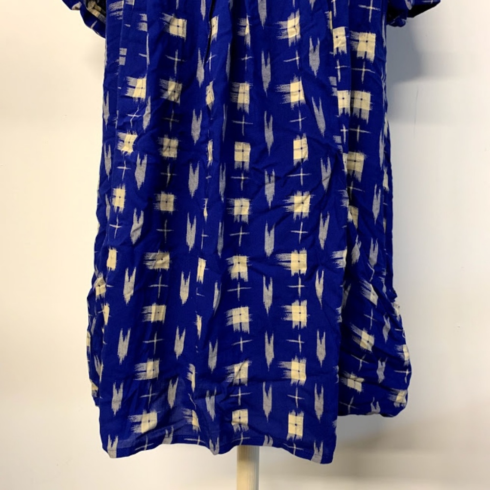 Holding Horses Anthro Abstract Plaid Tunic Top - Picture 4 of 8